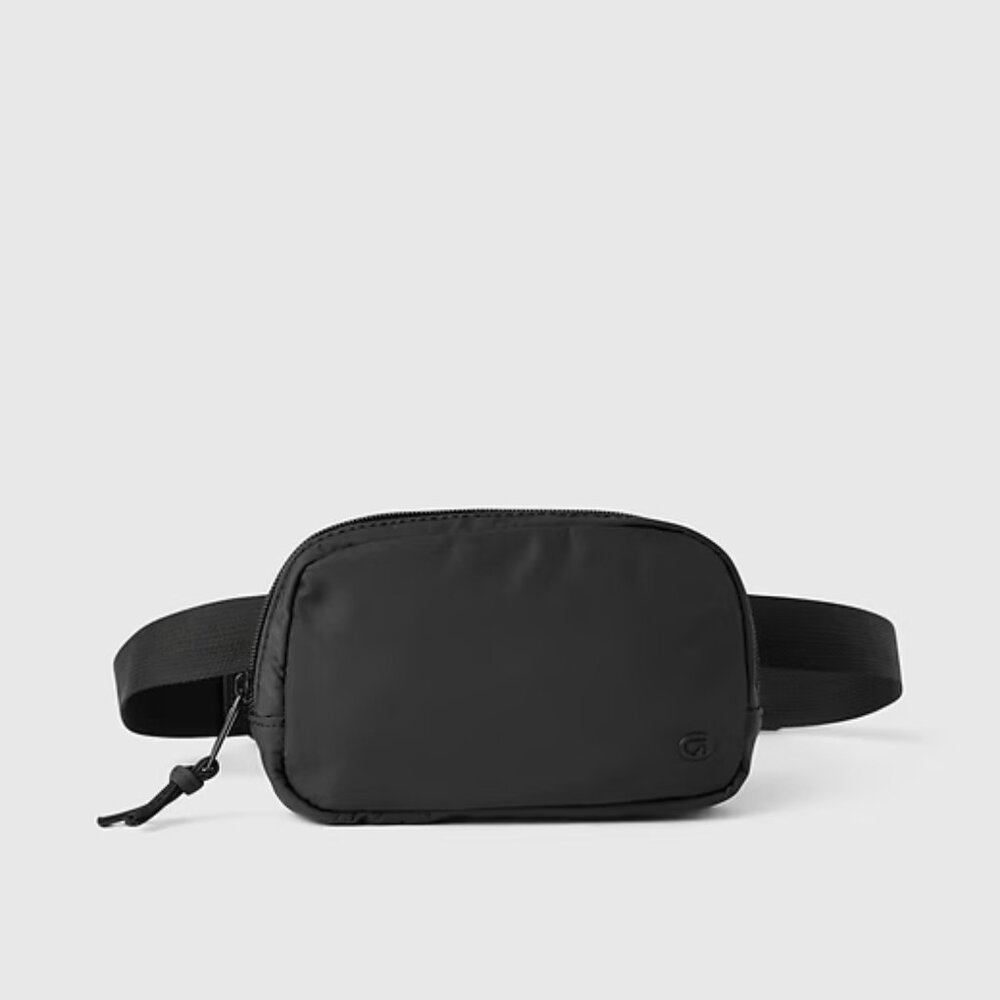 GapFit Black 100% Recycled Belt Bag/NWT